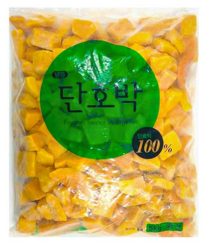 냉동단호박큐브(껍질유/중국)