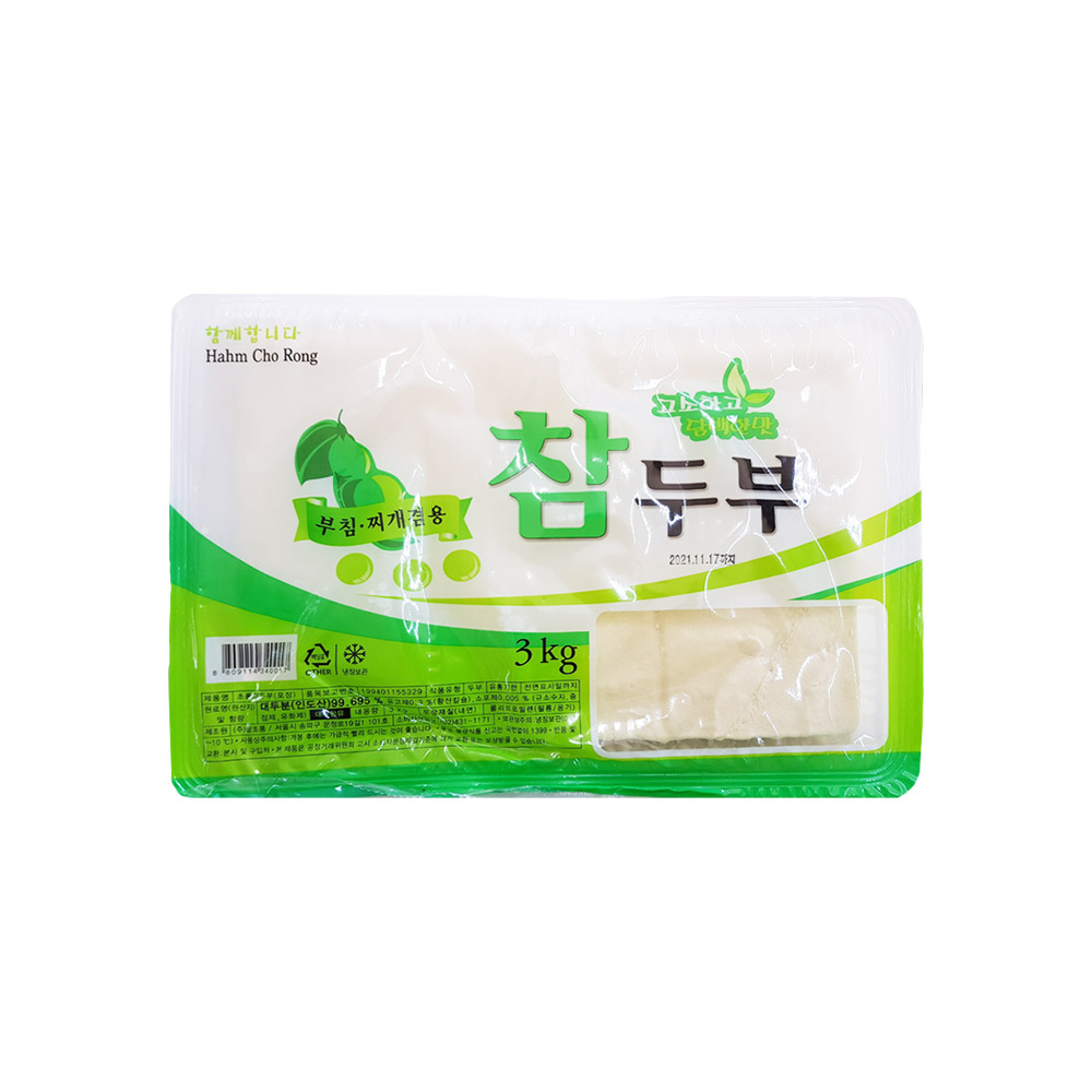 팩두부/반판 (3kg)팩