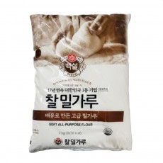 찰밀가루[백설](3kg)