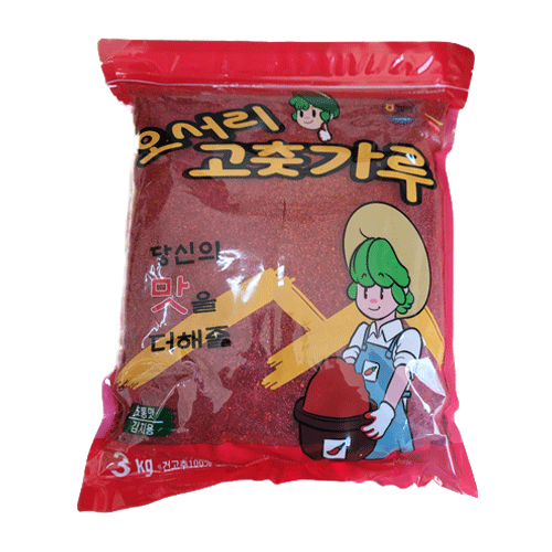 레드원 김치용 고추가루[한식보통맛](3kg)