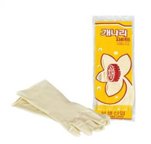 고무장갑(개나리)미색