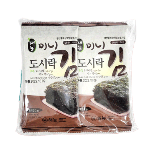 도시락맛김(해농/8절/6매)10개