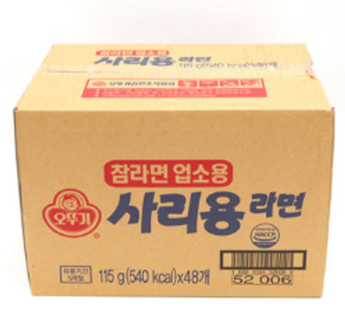 참라면사리벌크(오뚜기)115g/48개