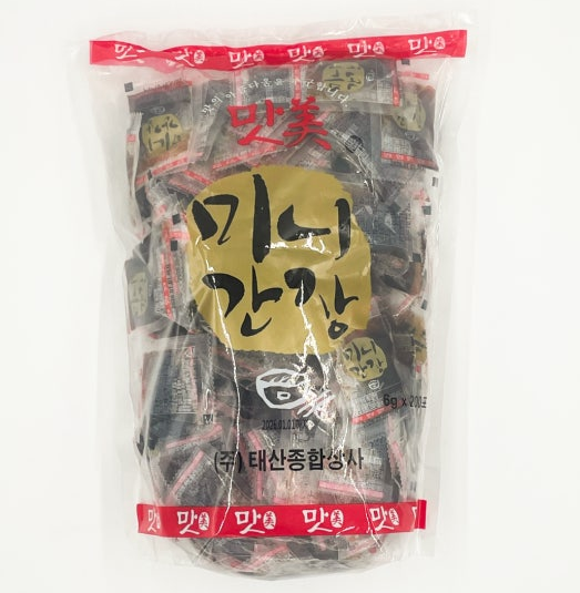일회용간장(맛미/태산)6g/200개입