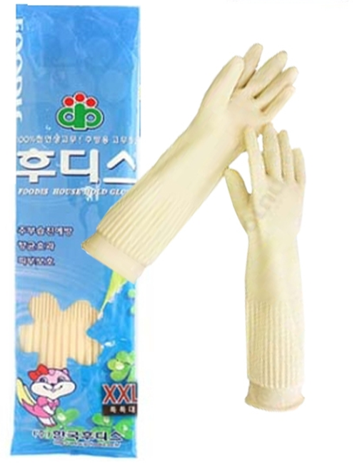 고무장갑XL(미색/후디스)1개
