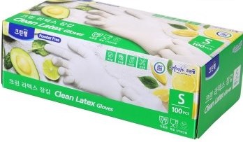 라텍스고무장갑_S_100매입[명진]