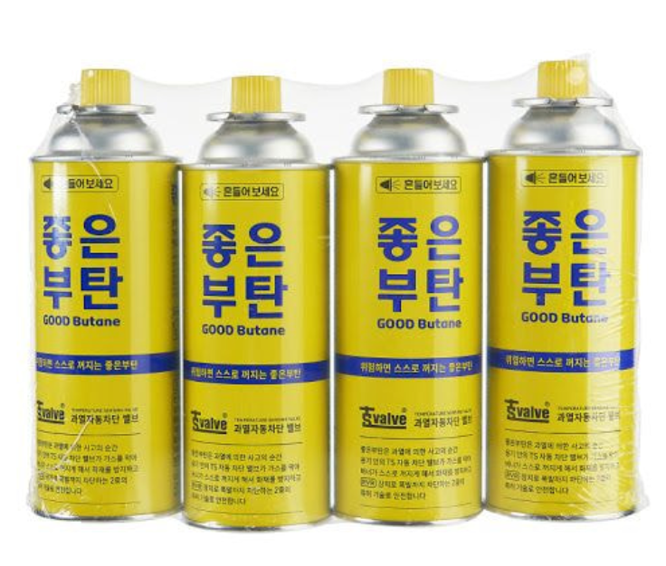부탄가스(좋은)4입/7줄