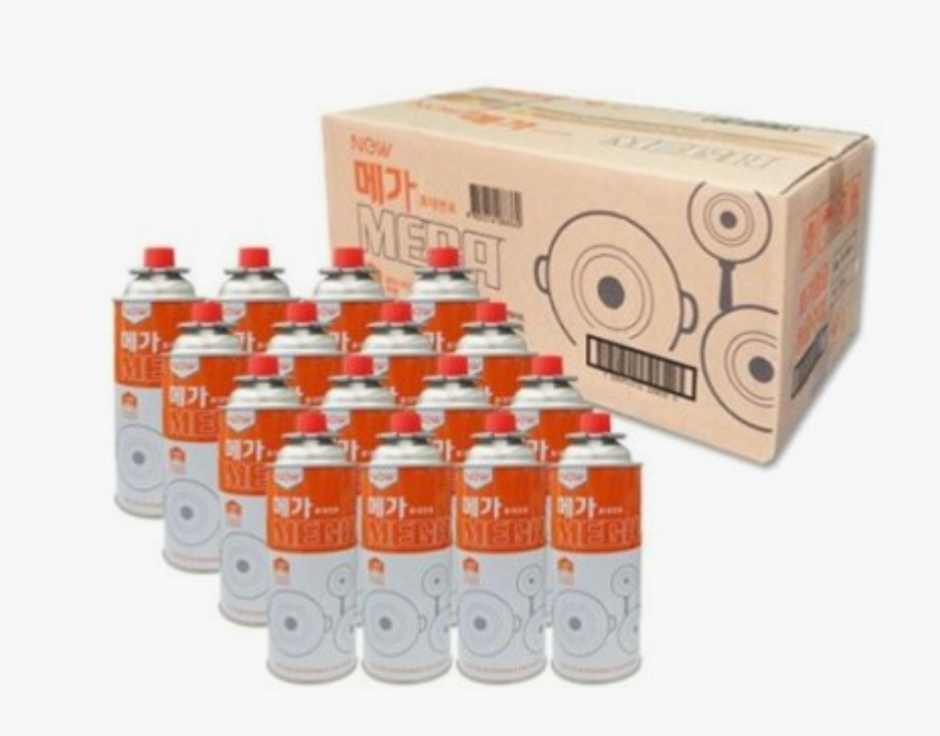 부탄가스(메가)4입/7줄