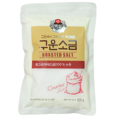 구운소금(백설)꽃소금(1kg)