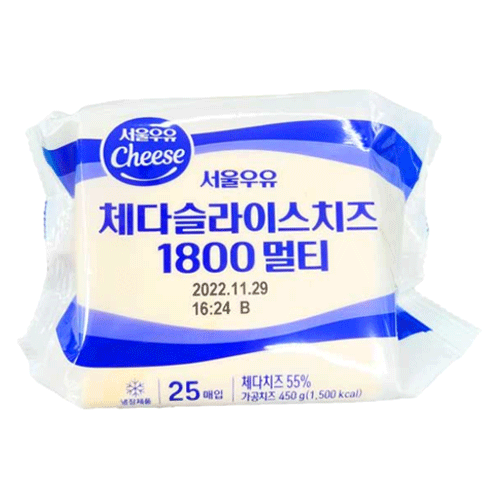 체다슬라이스치즈(서울)(450g)25매